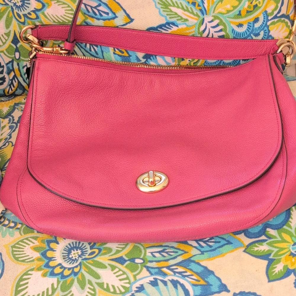 2017 Coach Pebble Leather Covertable Hobo Bag 24771